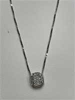 Collar Salvini Mujer in Oro blanco Diamante 0.11 Ct 24438658 - 24438658